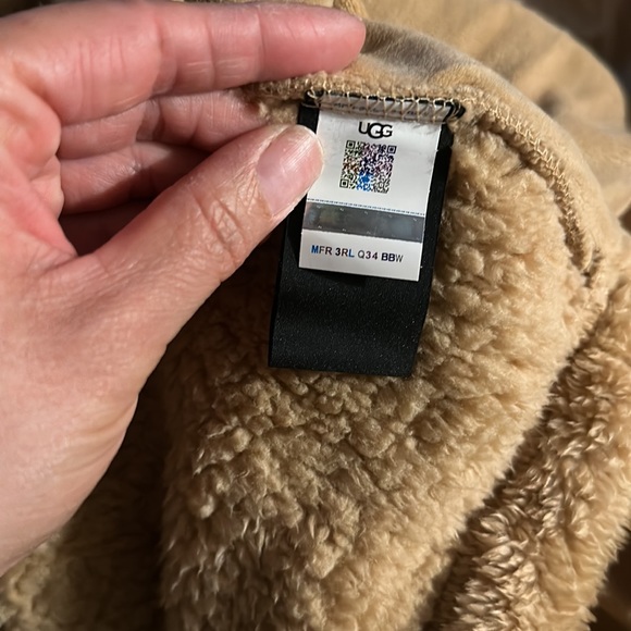 Women’s UGG Sherpa Travel Cardigan Oolang XL - Picture 6 of 8